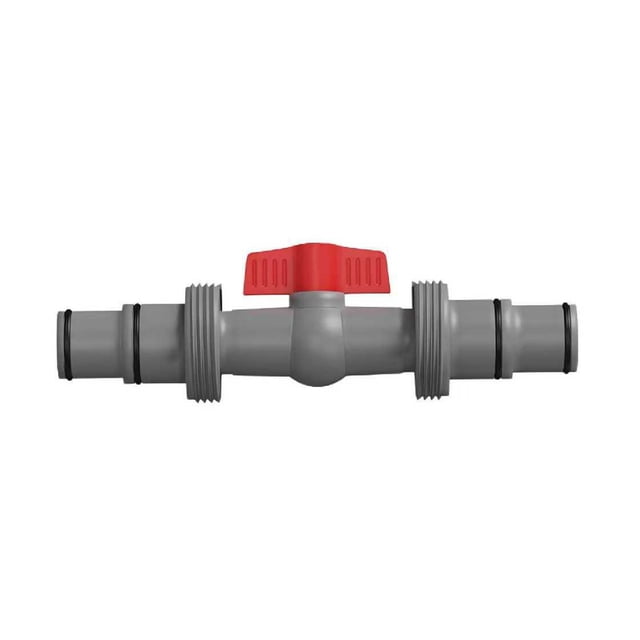 D Above Ground Pool Hose Shut Off Valve Adapter 1.5In Inline Straight Connector With On Off Switch For Pump Return Line