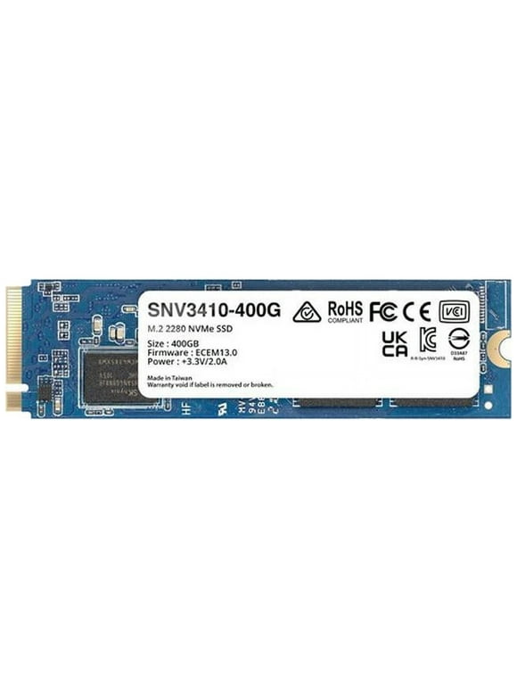 Synology SNV3410 M.2 2280 400GB PCI-Express 3.0 x4 Internal Solid State Drive (SSD) SNV3410-400G
