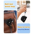 thumbnail image 3 of Funda de silicona para AirPods 4 Toyuma Cute Kawaii con dibujos animados, color negro, 3 of 6