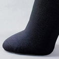 thumbnail image 7 of Limei 5 Pair Summer Mesh Soft Cotton Blend Socks Athletic Sport Gym Casual Socks for Man Black, 7 of 7