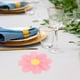 thumbnail image 2 of 40 servilletas de papel con diseño de margaritas para fiestas de cumpleaños, bodas, vajillas florales decorativas, artículos de fiesta con forma de flor para reuniones en el jardín., 2 of 6