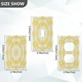 thumbnail image 4 of Switch Panel Switch Decoration 2.76x4.53x0.28 Inches Unused Outlet Cover Switch Plate Wall Plates Living Room Kitchen Bedroom Study Switches Pretty Light Yellow Tie Dye, 4 of 8
