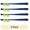 Blue, variant on Blitzball- Plastic Backyard Baseball Bat and 2 Ball Combo Set