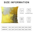 thumbnail image 5 of Fenyluxe  Yellow Abstract Pillow Covers Modern Accent Gray Throw Pillow Cover Soft Elegant Decorative Couch 20x20in, 5 of 5