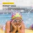 thumbnail image 2 of Gafas de natación FINIS Mermaid Kids, antivaho, protección UV 4-10, 2 of 7