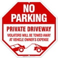 thumbnail image 1 of Private Driveway Sign, No Parking Sign,, 1 of 1