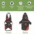 thumbnail image 6 of Cauagu Christmas Gnomes In Red Hats Pattern Winter Pet Hoodie Sweatshirts- Dog Hoodie Sweater with Leash Hole - Cute Dog Hoodie - Pet Clothes Puppy Cat Custume -Large, 6 of 8