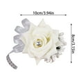 thumbnail image 3 of ReTeiv Artificial Flowers for Decoration Wrist Corsage Bracelet, Corsage And Corsage Prom Rose Corsage Corsage Wristband Set For Wedding Anniversary Prom Party, 3 of 3