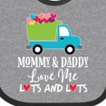 thumbnail image 4 of Inktastic Mommy and Daddy Love Me Boys Truck Boys or Girls Baby Bib, 4 of 4