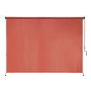 Coolaroo Light Filtering/Energy Efficient Polyethylene Roller Window Shades, Red, 2.95 in x 8'