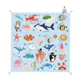 thumbnail image 2 of Manta de Picnic al aire libre, estera de Camping de poliéster, estera de Picnic multiusos, estera de playa resistente al agua para mochilero, senderis 220x210cm, 2 of 8
