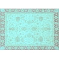 thumbnail image 1 of Ahgly Company Indoor Rectangle Abstract Light Blue Modern Area Rugs, 5' x 8', 1 of 4