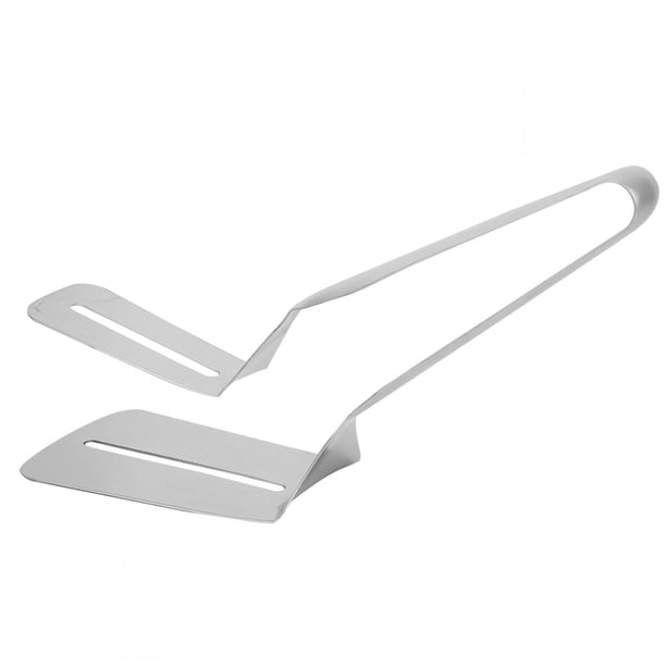 Espátula para pizza, pinzas para alimentos con clip para carne de acero inoxidable, herramienta de cocina, uso conveniente Jadeshay A