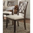 thumbnail image 4 of Simple Relax Set of 2 Linen Upholstered Side Chair in Beige and Salvage Brown, 4 of 5