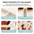 thumbnail image 3 of Squirrel Travel-Portable Square Jewelry Organizer Storage Box - Rings, Earrings, Necklaces, and Bracelets Holder for Girls and Women, 3 of 6