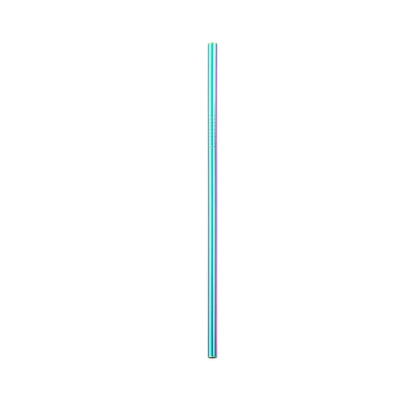 8.5-Inch Stainless Steel Drinking Straws, Reusable 0.25-Inch Slim Straight Metal Straws for Cold Beverages, Cocktails, and Eco-Friendly Use Drinking Straws #A1 Multicolor_068