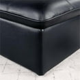 thumbnail image 5 of Furniture of America Kamala Faux Leather Tufted Futon Chair in Black, 5 of 6