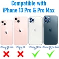 thumbnail image 4 of [3+1] CamLabs iPhone 13 Pro & iPhone 13 Pro Max Camera Lens Protector - 4Pc Glass & Metal - Colorful Diamond Bling - Camera Screen Protector, 4 of 10