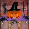thumbnail image 4 of FELTECHELECTR 18 piezas de simulación de araña, ciempiés y serpiente, juguete de broma para fiestas de Halloween, decoración de color negro., 4 of 7