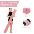 thumbnail image 4 of Spaco 7 Feet Folding Portable Floor Balance Beam with Handles for Gymnasts-Pink, Non Slip Rubber Base, Professional Gymnastics Beam for Home Training, 4 of 7