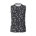 thumbnail image 6 of Lsque Dog Paw Print Men's Cotton Blend Sleeveless Muscle Shirts (S-3XL)- Moisture Wicking, Odor Protection, UPF 30+,Small, 6 of 8