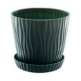 thumbnail image 1 of Macetas decorativas Wosthever para hierbas verduras y flores pequeñas maceta verde S con bandeja S, 1 of 6