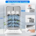 thumbnail image 3 of Portable Air Conditioner, Oscillating Spray Humidifier Desktop Water Cooled Fan 3 Levels  for Office, 3 of 7