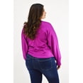 thumbnail image 3 of Cardigan con brillo Roman Fashion /Tallas Extras, 11847 (Magenta) fucsia 38, 3 of 6