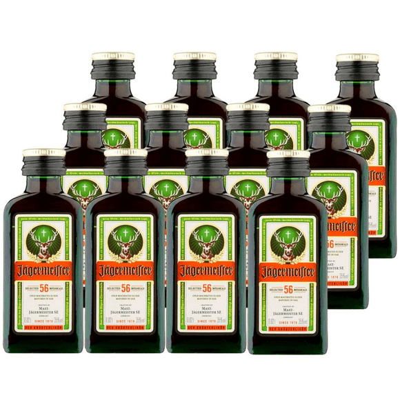 Pack de 12 Mini Licor Jägermeister 20ml