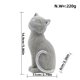 thumbnail image 4 of Estatua de gato, figura decorativa, escultura de animal, resina, arte coleccionable, adorno artesanal para chimenea, entrada, estantería, sala de esta, 4 of 8
