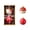 A4104, variant on 2025 christmas ornaments Christmas Decorative Glass Ornaments Shiny Hanging Balls For Tree And Window Decor Festive Holiday Decorations 2 Pack Glitter Orbs office christmas decorations