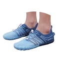 thumbnail image 3 of lnmuld Men Women Barefoot Shoes, Breathable Mesh Shoes for Water Yoga Fitness Hiking Color:Blue,Size:8.5, 3 of 9