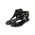 thumbnail image 5 of New Women Breckelles Jovie-32 Leatherette Ankle Buckle Gladiator Thong Sandal Sz, 5 of 5