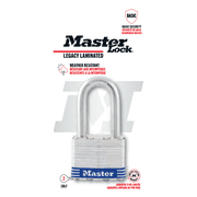 Master Lock 1-3/4in Laminated Steel Padlock with Key and 1-1/2in Shackle