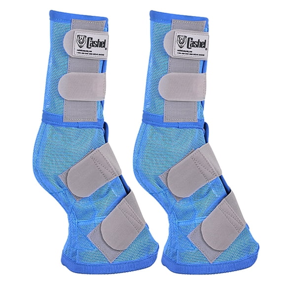 Classic Equine Cashel Fly Durable Soft Nylon Horse Leg Guard Blue