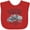 Red, variant on Inktastic Big Truck Boys or Girls Baby Bib