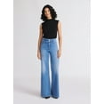 thumbnail image 3 of Sofia by Sofia Vergara Women's and Women's Plus Margot Wide Leg High Rise Jeans, 30.5" and 32.5" Inseams, Sizes 0-28, 3 of 5