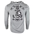 thumbnail image 3 of Unisex Silver Hooded Anchor UV Long Sleeve, 3 of 3