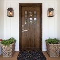 thumbnail image 6 of Fotbe Extra Durable Door Mat - Dirt Trapping Outdoor Welcome Mats - Non-Slip Outdoor Door Mats - Low Profile Front Door Mat - Indoor (16" x 24", Lavender Flowers ), 6 of 8