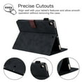 thumbnail image 4 of Allytech iPad 8th Gen 2020 Case 10.2 Inch, iPad 7th Gen 2019 Case, PU Leather Slim Fit Multi Angle Stand Smart Cover Auto Sleep Wake Shockproof Folio Flip Pencil Holder Case for Apple iPad 10.2",Black, 4 of 8