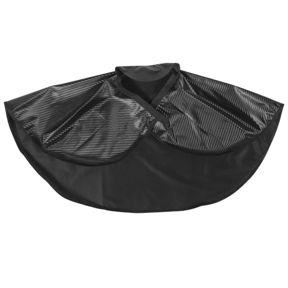 LEORX Stylist Cape 1Set TPU Black Barber Accessories Cape For Hair Stylists Waterproof