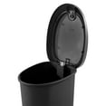 thumbnail image 5 of Sterilite 10739002 12.6 Gallon Locking StepOn Wastebasket, Black, 2-Pack, 5 of 6