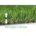thumbnail image 4 of ALTRUISTIC Artificial Grass Turf Pet Fake Grass Rug 4FT x 7FT 1.38inch Pile Height High Density Faux Synthetic Grass Indoor Outdoor Lawn Carpet Non Toxic Astroturf Custom Size Provided, 4 of 7