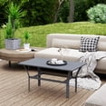 thumbnail image 2 of Outsunny Metal Outdoor Coffee Table, Outdoor Side Table, Dark Grey, 2 of 10