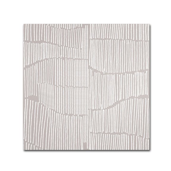 Trademark Fine Art "Spaces Between I" Canvas Art by Kavan & Co