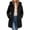 Black, variant on Iyufng Women's Fleece Lined Hooded Puffer Coat Zip Up Mid Length Warm Winter Jackets with Side Pockets