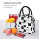 thumbnail image 5 of Fotbe Doodle Cute Cat Bolsa de Almuerzo con Estampado, Lonchera Aislada, Contenedor de Comida Reutilizable Tipo Cooler a Prueba de Fugas, 5 of 6