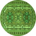 thumbnail image 1 of Ahgly Company Indoor Round Persian Green Traditional Area Rugs, 5' Round, 1 of 1
