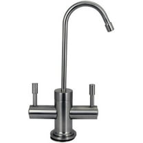 Westbrass D2051-07 Contemporary 10" 2-Lever Handle Hot and Cold Water Dispenser Faucet, Satin Nickel