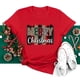 thumbnail image 1 of Camiseta con estampado navideño para mujer, ropa bonita para fiesta de año nuevo, Just a Girl Who Loves, 1 of 5
